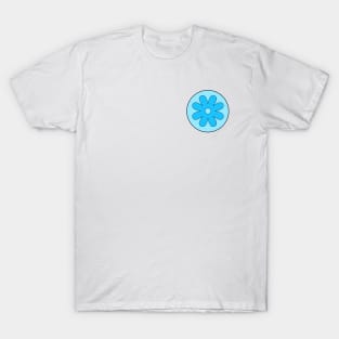 Blue Flower Circle T-Shirt